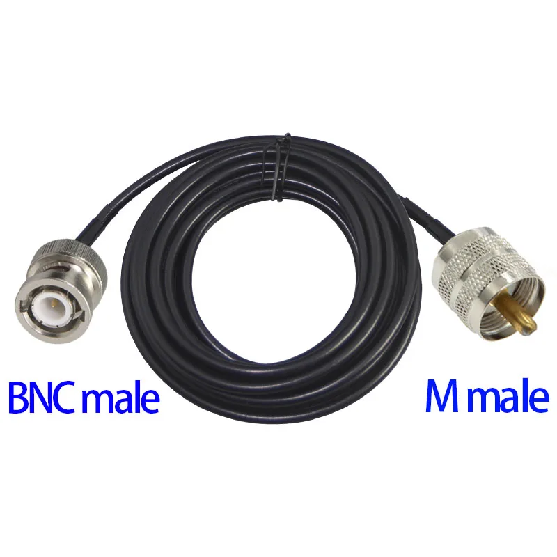 RG58 Cable UHF PL259 Male Plug to BNC Male Plug Connector RF Coaxial Pigtail Jumper Adapter Straight New 15CM~30CM~50CM~1M~2M~3M
RG58 Cable UHF PL259 Male Plug to BNC Male Plug Connector RF Coaxial Pigtail Jumper Adapter Straight New 15CM~30CM~50CM~1M~2M~3M