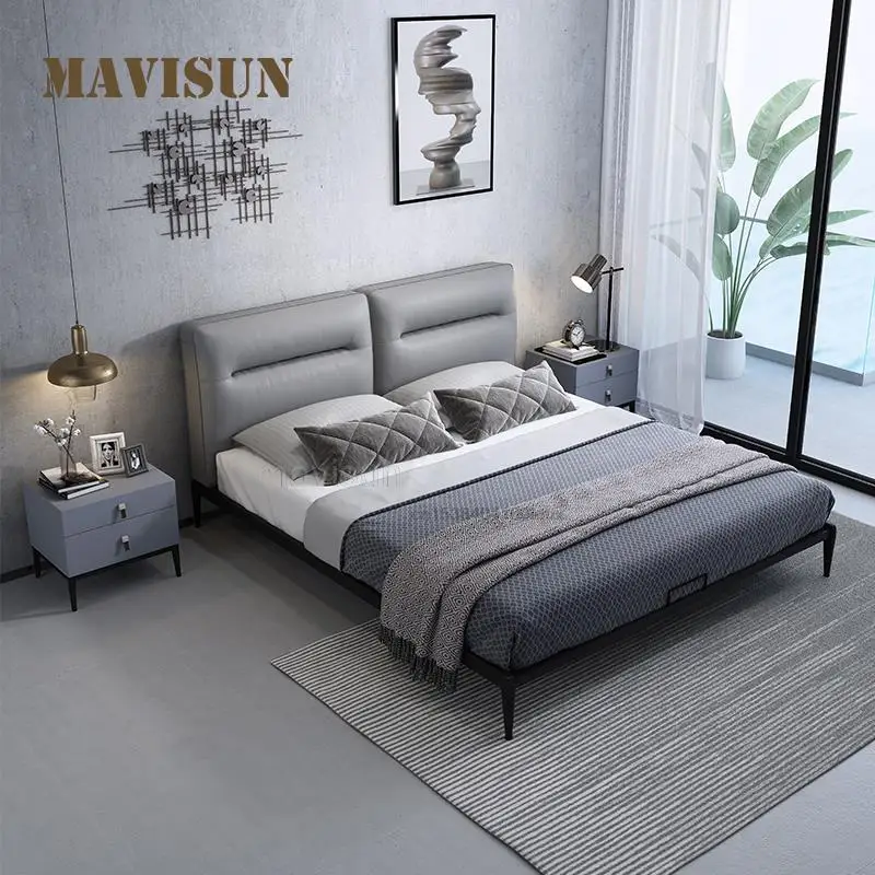 Italian Minimalist Leather Bed 1.5 Meters Modern Minimalist Soft 1.8 Double Master Bedroom Nordic Light Luxury Wedding Bed
Italian Minimalist Leather Bed 1.5 Meters Modern Minimalist Soft 1.8 Double Master Bedroom Nordic Light Luxury Wedding Bed