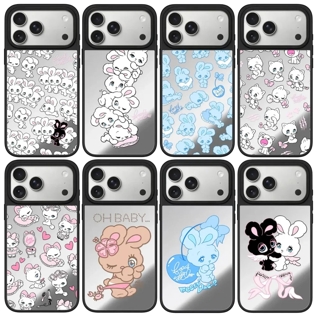 Blue White Black Brown Rabbits Mirror Surface Phone Cover for IPhone 13 14 15 16 17 Pro Max Case for IPhone 17 Air
Blue White Black Brown Rabbits Mirror Surface Phone Cover for IPhone 13 14 15 16 17 Pro Max Case for IPhone 17 Air