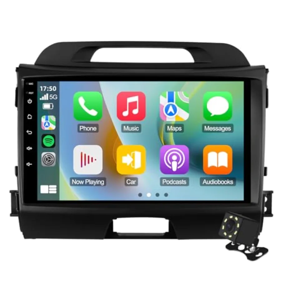 Double Din Linux Car Stereo for KIA Sportage 3 2010-2016: 9 Inch Touchscreen Radio ABS Plastic Black Wireless CarPlay/Android A
Double Din Linux Car Stereo for KIA Sportage 3 2010-2016: 9 Inch Touchscreen Radio ABS Plastic Black Wireless CarPlay/Android A