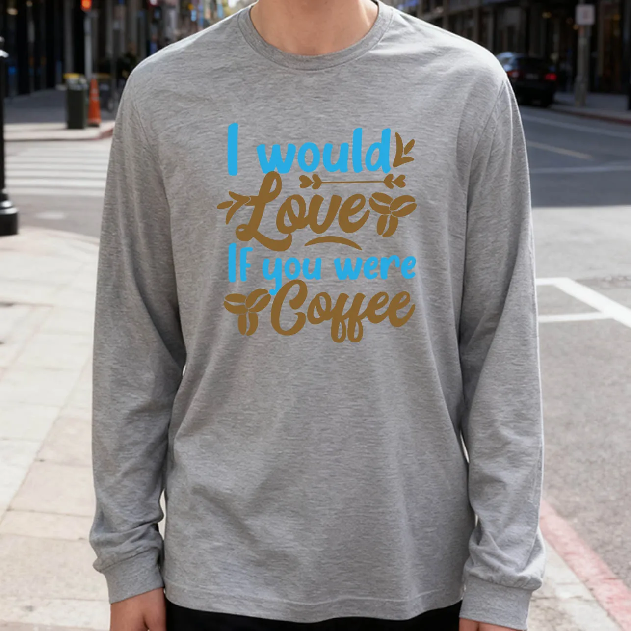 I Would Love Men's Long Sleeve T-Shirt 180g 100% Cotton Printed Crew Neck Casual Daily Wear Soft and Breathable
I Would Love Men's Long Sleeve T-Shirt 180g 100% Cotton Printed Crew Neck Casual Daily Wear Soft and Breathable