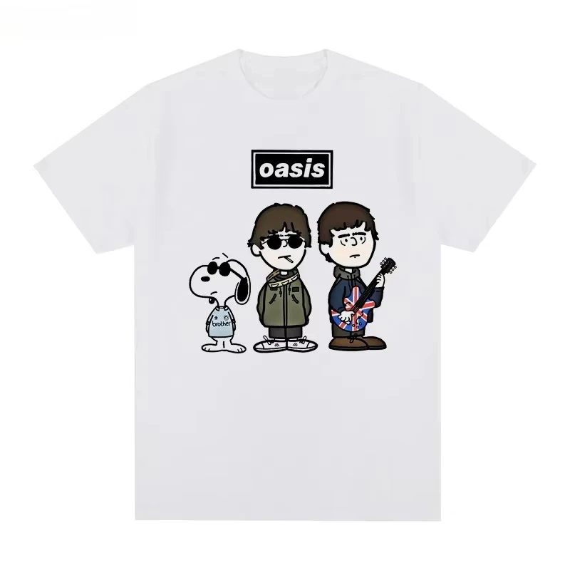 2025 Oasis Snoopy Short-sleeved T-shirt Retro European and American Punk Rock Youth Cartoon Comics Women Fashion Y2K Top
2025 Oasis Snoopy Short-sleeved T-shirt Retro European and American Punk Rock Youth Cartoon Comics Women Fashion Y2K Top