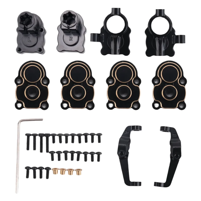 Для FMS FCX24 латунный передний и задний портальный корпус, набор 1/24, радиоуправляемый гусеничный автомобиль, обновления, детали, аксессуары
Для FMS FCX24 латунный передний и задний портальный корпус, набор 1/24, радиоуправляемый гусеничный автомобиль, обновления, детали, аксессуары