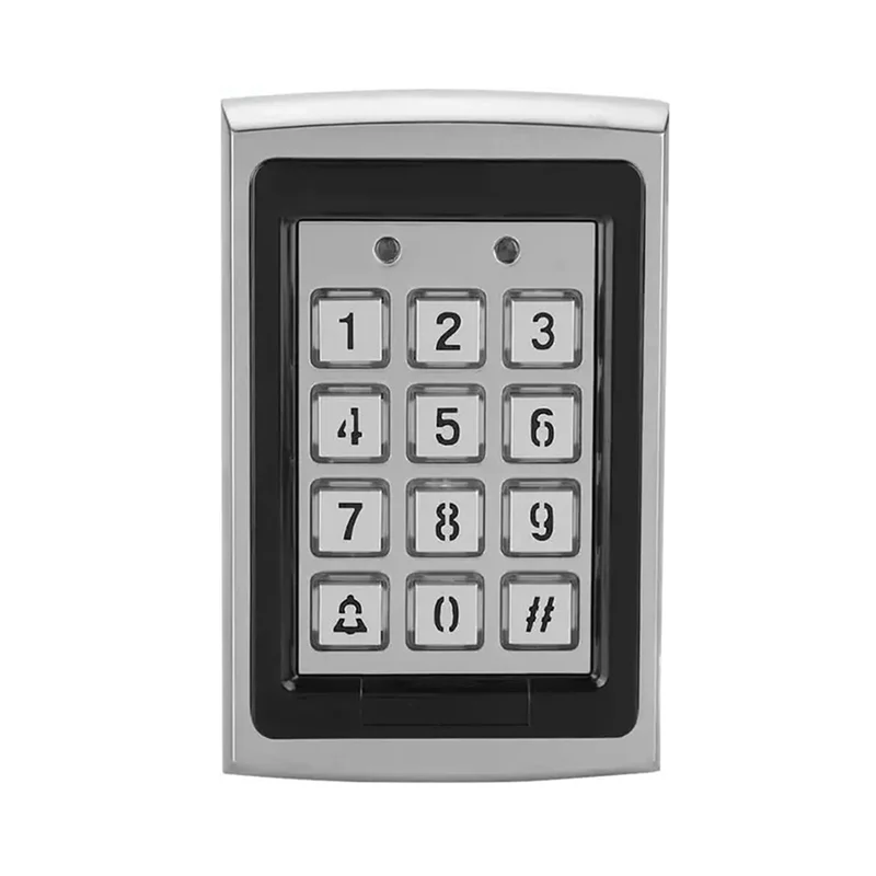 B68C Metal Keypad Reader LED Backlight RFID For Access Control System Proximity Card Standalone User Door Lock Entry
B68C Metal Keypad Reader LED Backlight RFID For Access Control System Proximity Card Standalone User Door Lock Entry