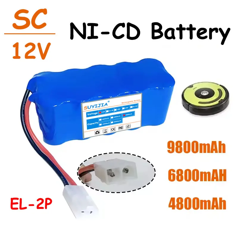 12 В SC Ni-MH 4800-9800 мАч аккумуляторная батарея для Rowenta, робота-пылесоса, 12 В, RH5488, RH846301, RH846901, RS-Rh5205
12 В SC Ni-MH 4800-9800 мАч аккумуляторная батарея для Rowenta, робота-пылесоса, 12 В, RH5488, RH846301, RH846901, RS-Rh5205