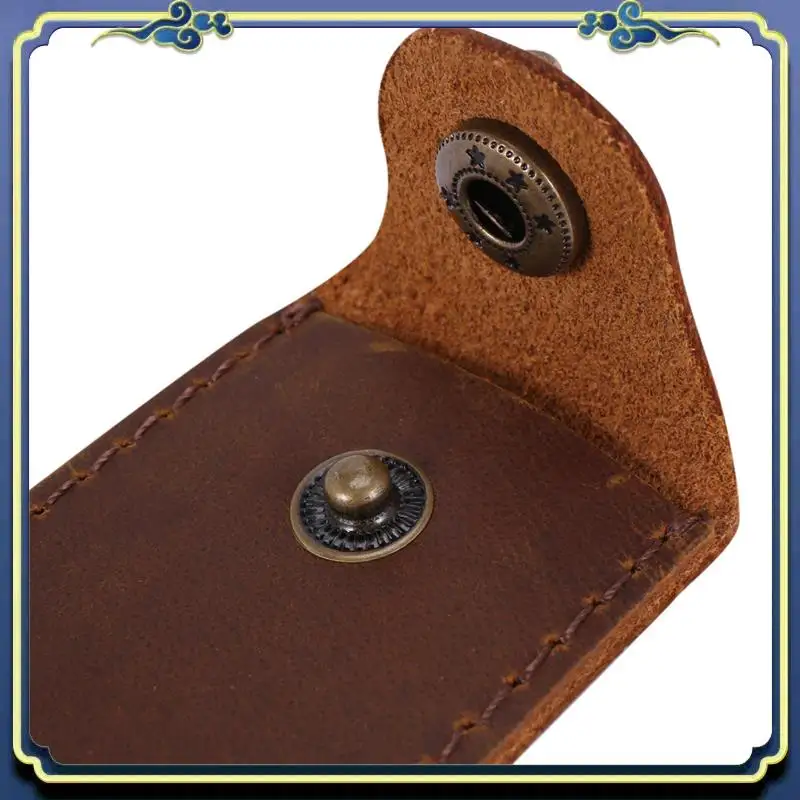 Portable 4X Leather Pen Pouch Holder Single Pencil Bag Pen Case With Snap Button For Rollerball Fountain Ballpoint Pen-Brown
Portable 4X Leather Pen Pouch Holder Single Pencil Bag Pen Case With Snap Button For Rollerball Fountain Ballpoint Pen-Brown