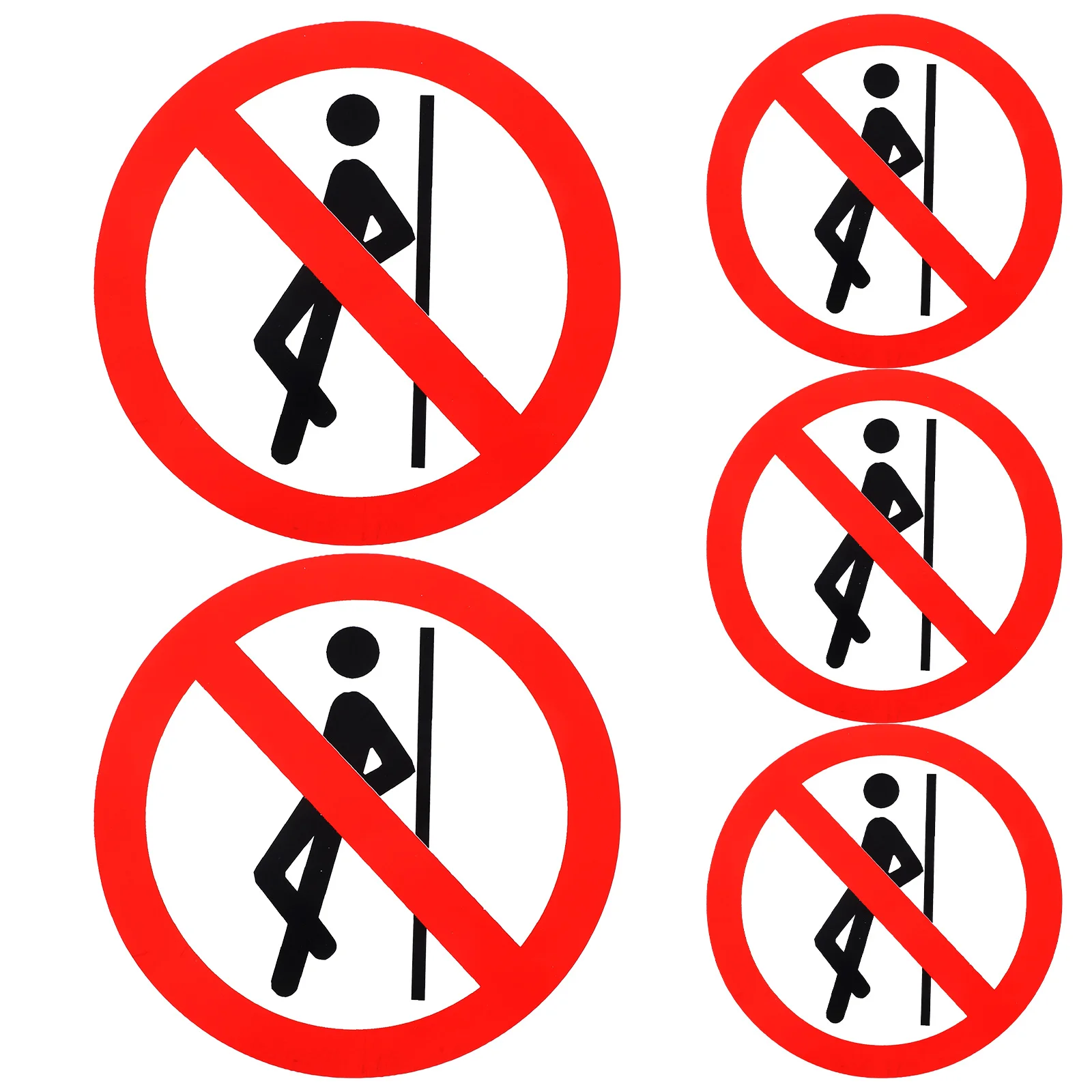 5pcs Safety Sign Stickers No Leaning PVC Self-Adhesive Decals Bright for Steel Glass Metal Smooth Surfaces Warning Sign
5pcs Safety Sign Stickers No Leaning PVC Self-Adhesive Decals Bright for Steel Glass Metal Smooth Surfaces Warning Sign