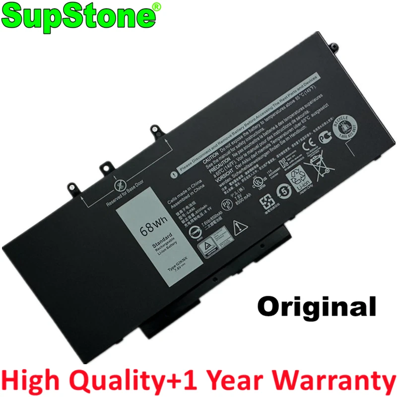 SupStone GJKNX Laptop Battery For Dell Precision M3520 M3530,For Latitude E5480 E5580 E5490 E5590 GD1JP 5290 5490 P60F
SupStone GJKNX Laptop Battery For Dell Precision M3520 M3530,For Latitude E5480 E5580 E5490 E5590 GD1JP 5290 5490 P60F