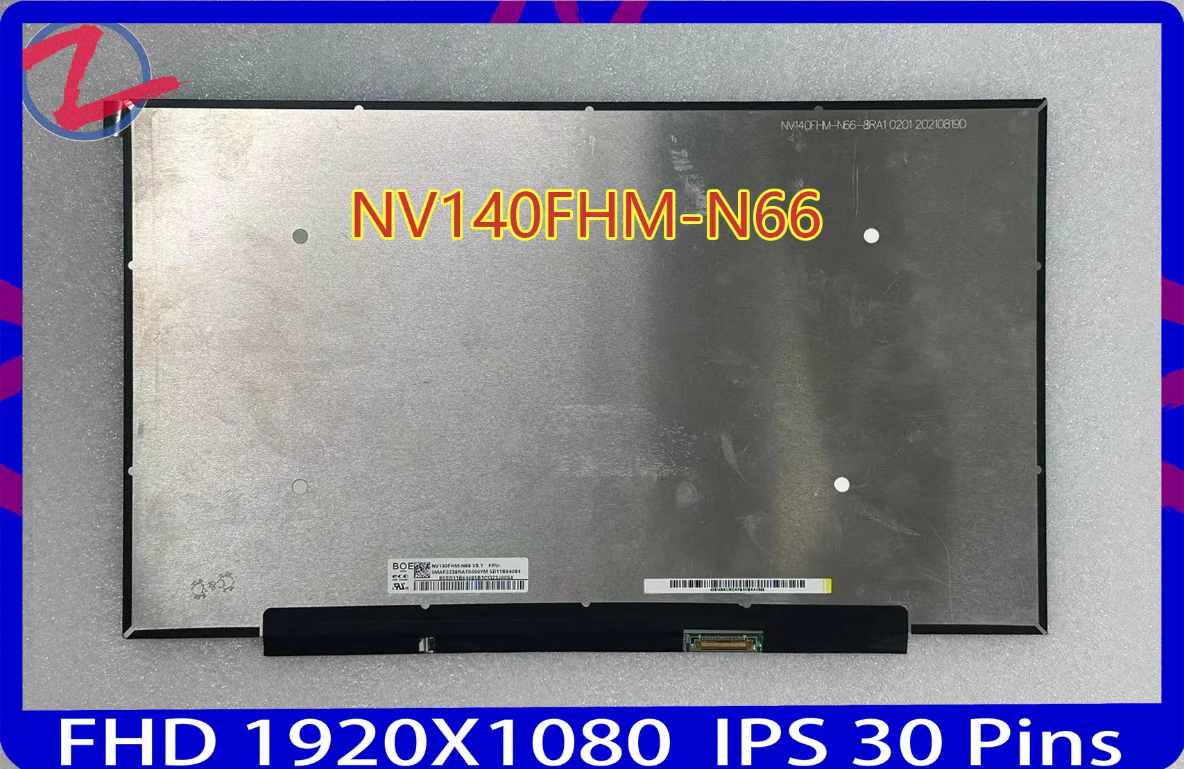 14.0 Inch Panel Matrix Laptop LCD Monitor NV140FHM-N66 V8.1 IPS FHD EDP 30-pin 100% sRGB 5D11B64084
14.0 Inch Panel Matrix Laptop LCD Monitor NV140FHM-N66 V8.1 IPS FHD EDP 30-pin 100% sRGB 5D11B64084