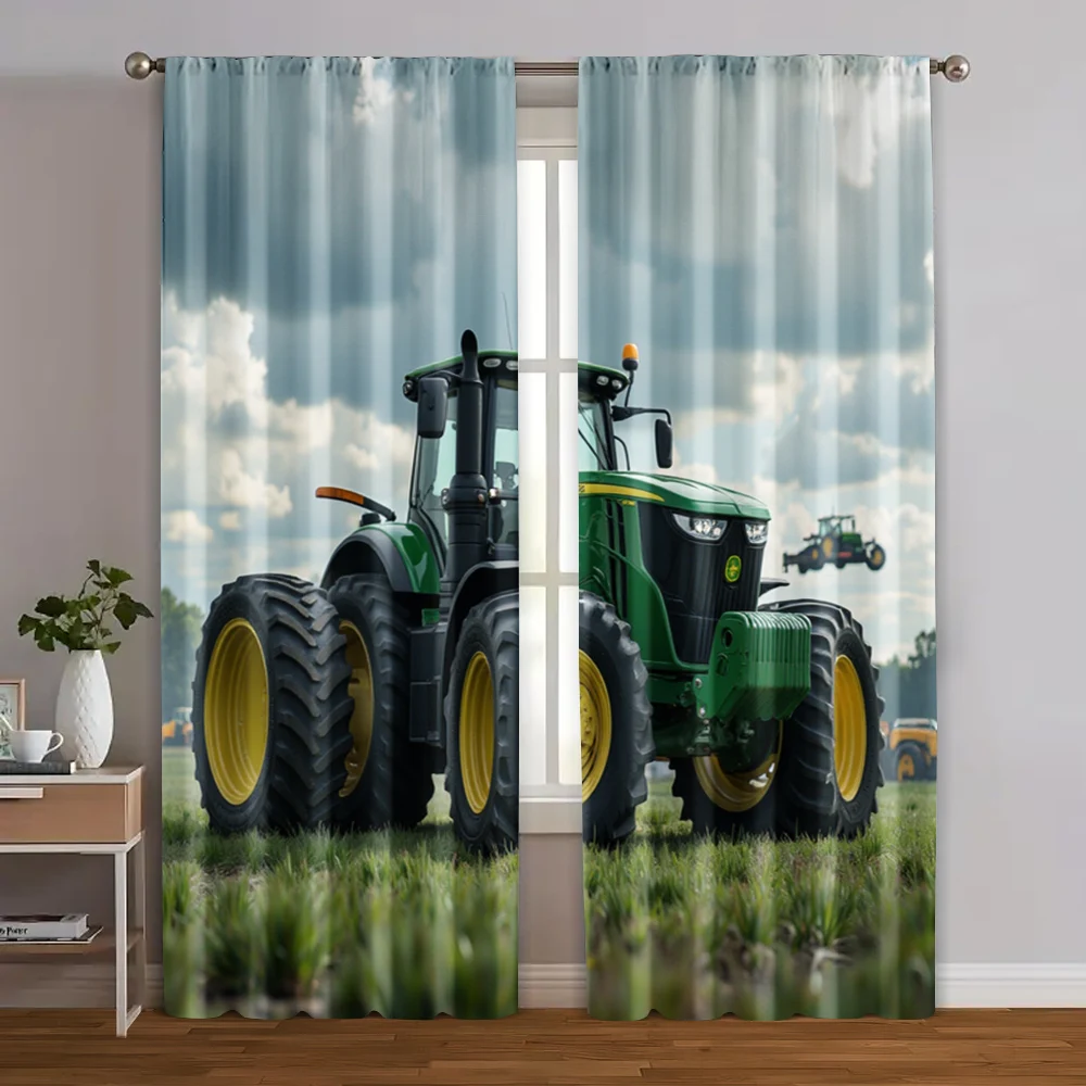 2pcs, Light Filtering Curtains Cartoon Excavator & Construction Tractor Durable Polyester (without rod) Room Decor Use for
2pcs, Light Filtering Curtains Cartoon Excavator & Construction Tractor Durable Polyester (without rod) Room Decor Use for