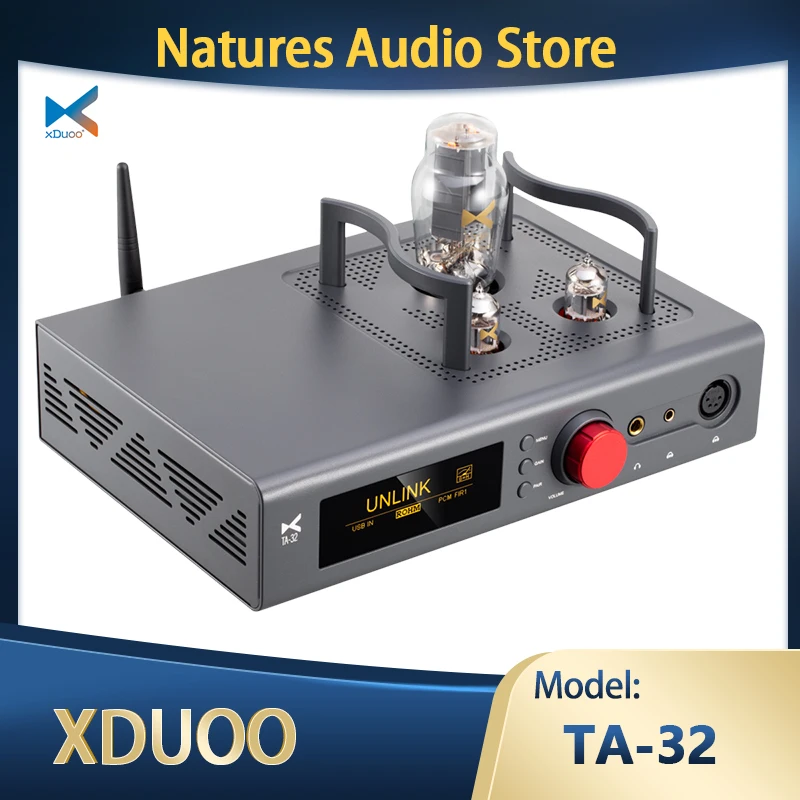 xDuoo TA-32 TUBE Balanced Headphone Amplifier TA32 High Performance DAC Hifi Decoder Headset AMPs Pre-Amp
xDuoo TA-32 TUBE Balanced Headphone Amplifier TA32 High Performance DAC Hifi Decoder Headset AMPs Pre-Amp