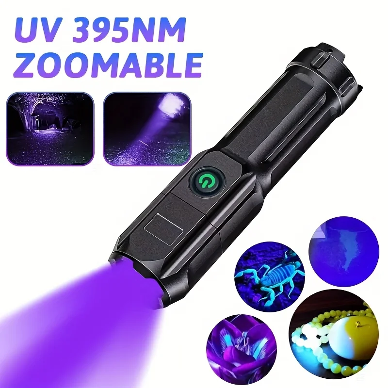 Портативный УФ-фонарик УФ 395 нм масштабируемый фонарик из АБС-пластика 3 режима ультрафиолетовые фонарики для кемпинга для стеков домашних животных флуоресцентное обнаружение
Портативный УФ-фонарик УФ 395 нм масштабируемый фонарик из АБС-пластика 3 режима ультрафиолетовые фонарики для кемпинга для стеков домашних животных флуоресцентное обнаружение