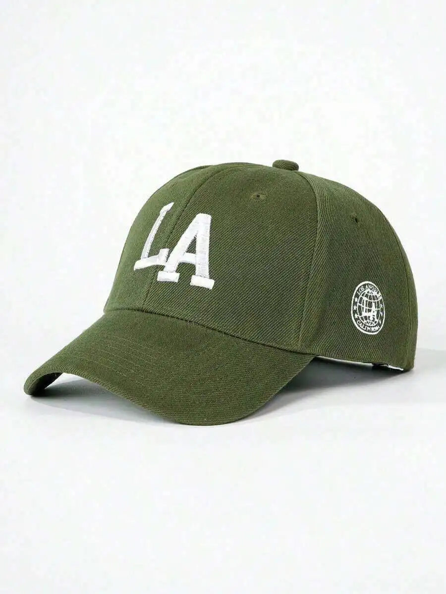 1pc Embroidered LA Baseball Cap, Adjustable Outdoor Casual Hat Suitable Spring/Autumn Travel, Beach, Vacation, Men Y2K Style LDST
1pc Embroidered LA Baseball Cap, Adjustable Outdoor Casual Hat Suitable Spring/Autumn Travel, Beach, Vacation, Men Y2K Style LDST