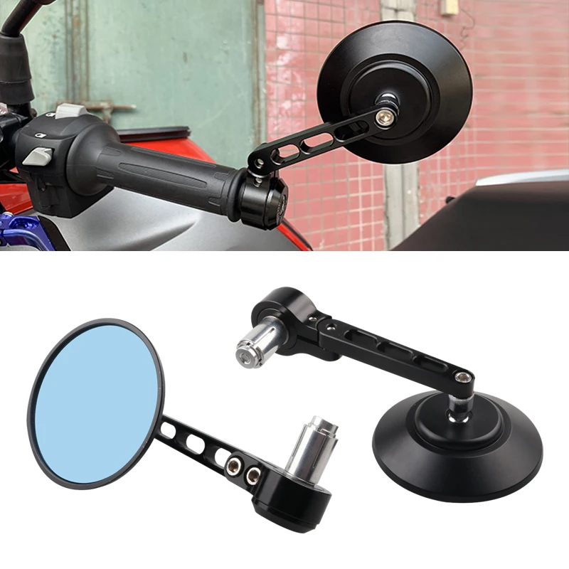 For BMW G310/G310GS Universal Motorcycle Rearview Mirrors CNC Aluminum Handlebar End Round Side Handle Mirror
For BMW G310/G310GS Universal Motorcycle Rearview Mirrors CNC Aluminum Handlebar End Round Side Handle Mirror