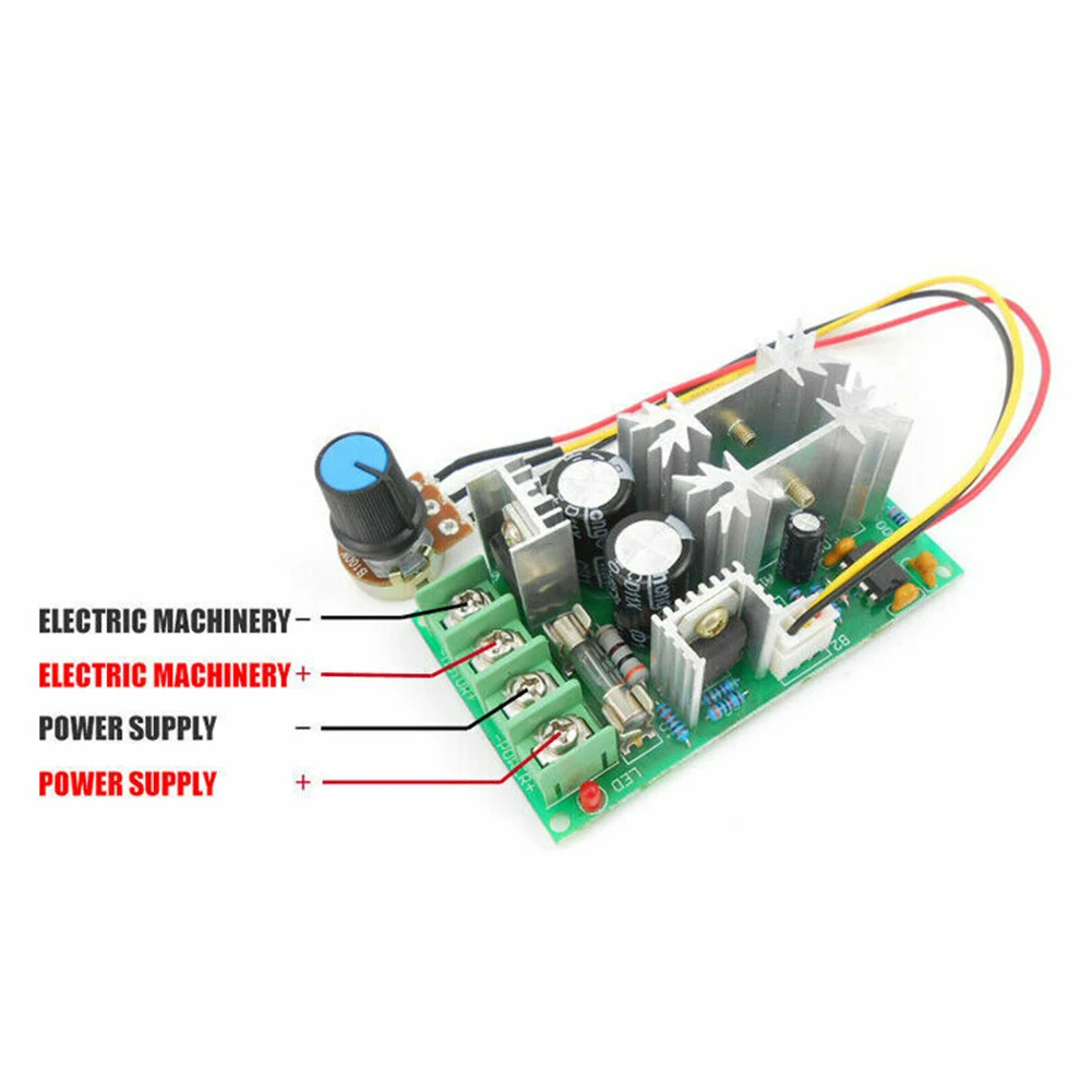 12V 24V 36V 48V 60V 1200W 20A For PWM FAN Controller DC Motor Speed Control Module Overload Protection Fuse Industrial Parts
12V 24V 36V 48V 60V 1200W 20A For PWM FAN Controller DC Motor Speed Control Module Overload Protection Fuse Industrial Parts
