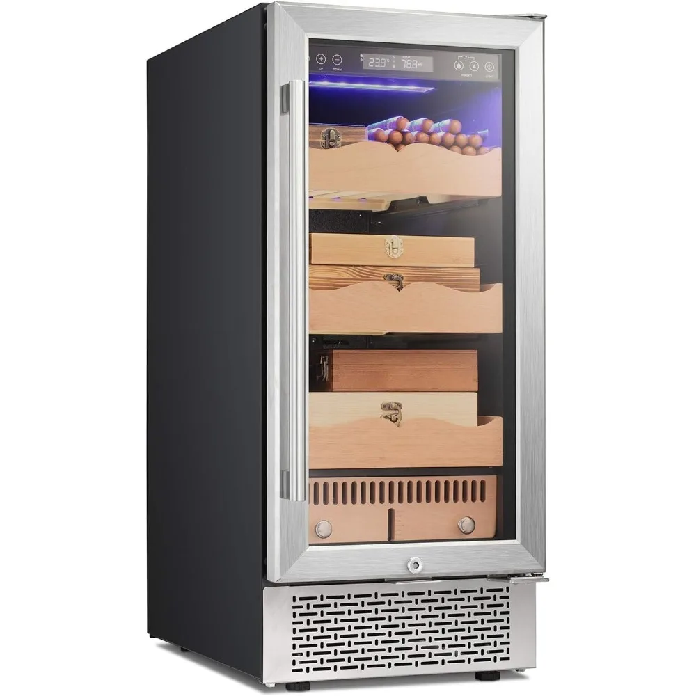 Электрический шкаф-холодильник для хьюмидоров с полками из испанского кедрового дерева и контролем влажности для увлажнения, охлаждения, сохранения тепла
Электрический шкаф-холодильник для хьюмидоров с полками из испанского кедрового дерева и контролем влажности для увлажнения, охлаждения, сохранения тепла