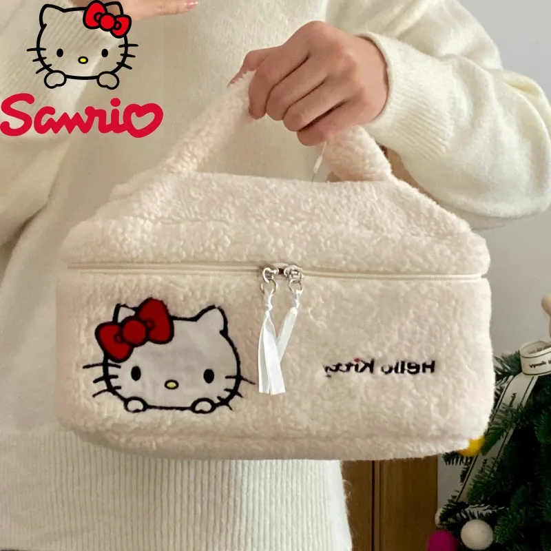 Sanrio Hello Kitty New Portable Embroidered Cosmetic Bag Cartoon Women's Cosmetic Bag Large Capacity Travel Storage Toiletry Bag
Sanrio Hello Kitty New Portable Embroidered Cosmetic Bag Cartoon Women's Cosmetic Bag Large Capacity Travel Storage Toiletry Bag