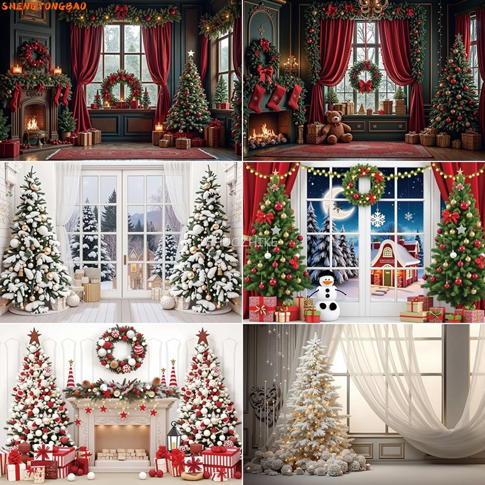 Luxury Large Christmas Trees Backdrop Photography Curtains Snow Pine Home Decoration Background Child Photo Studio Props
Luxury Large Christmas Trees Backdrop Photography Curtains Snow Pine Home Decoration Background Child Photo Studio Props