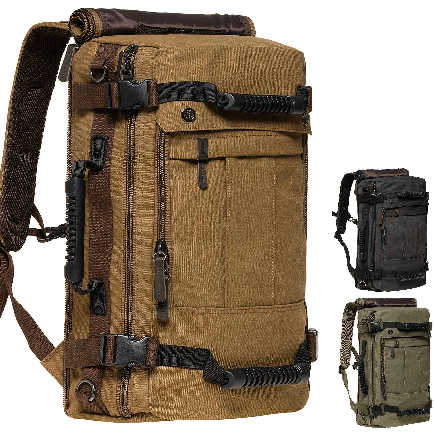FANDAO Multifunctional Canvas Travel Backpack Fits 17" Laptop Vintage canvas backpack For Hiking & Outdoor Leisure Unisex Gift
FANDAO Multifunctional Canvas Travel Backpack Fits 17" Laptop Vintage canvas backpack For Hiking & Outdoor Leisure Unisex Gift
