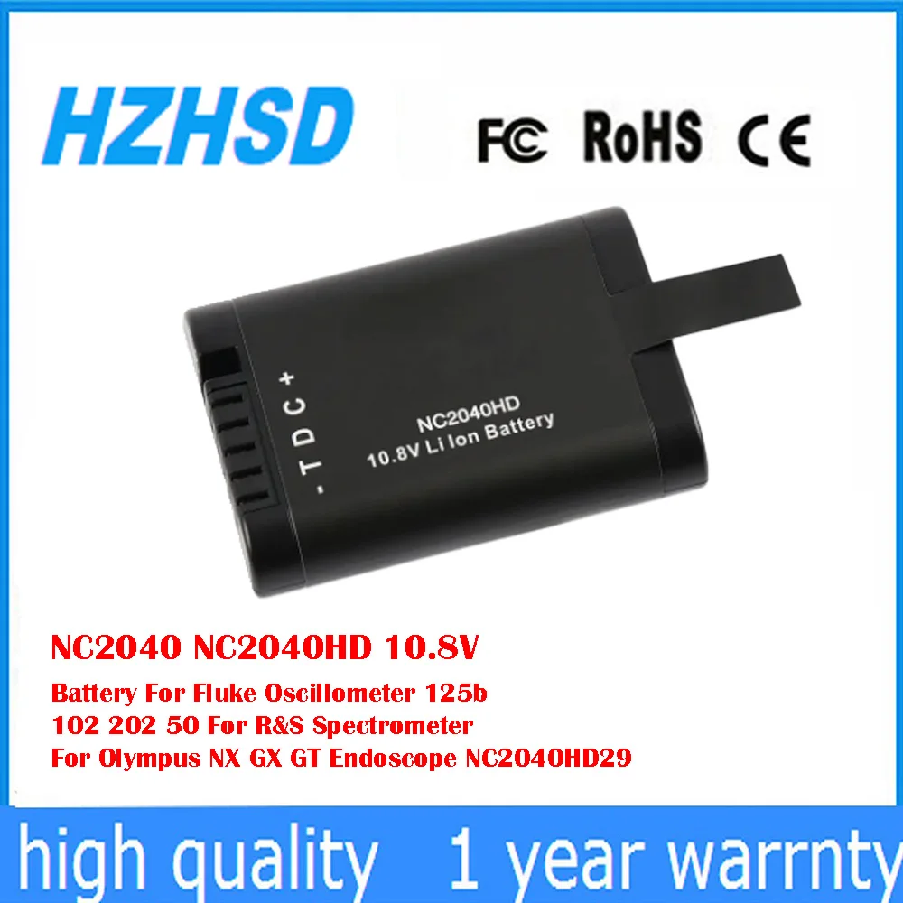 NC2040 NC2040HD 10,8 В аккумулятор для осциллометра Fluke 125b 102 202 50 для спектрометра R&S для эндоскопа Olympus NX GX GT
NC2040 NC2040HD 10,8 В аккумулятор для осциллометра Fluke 125b 102 202 50 для спектрометра R&S для эндоскопа Olympus NX GX GT