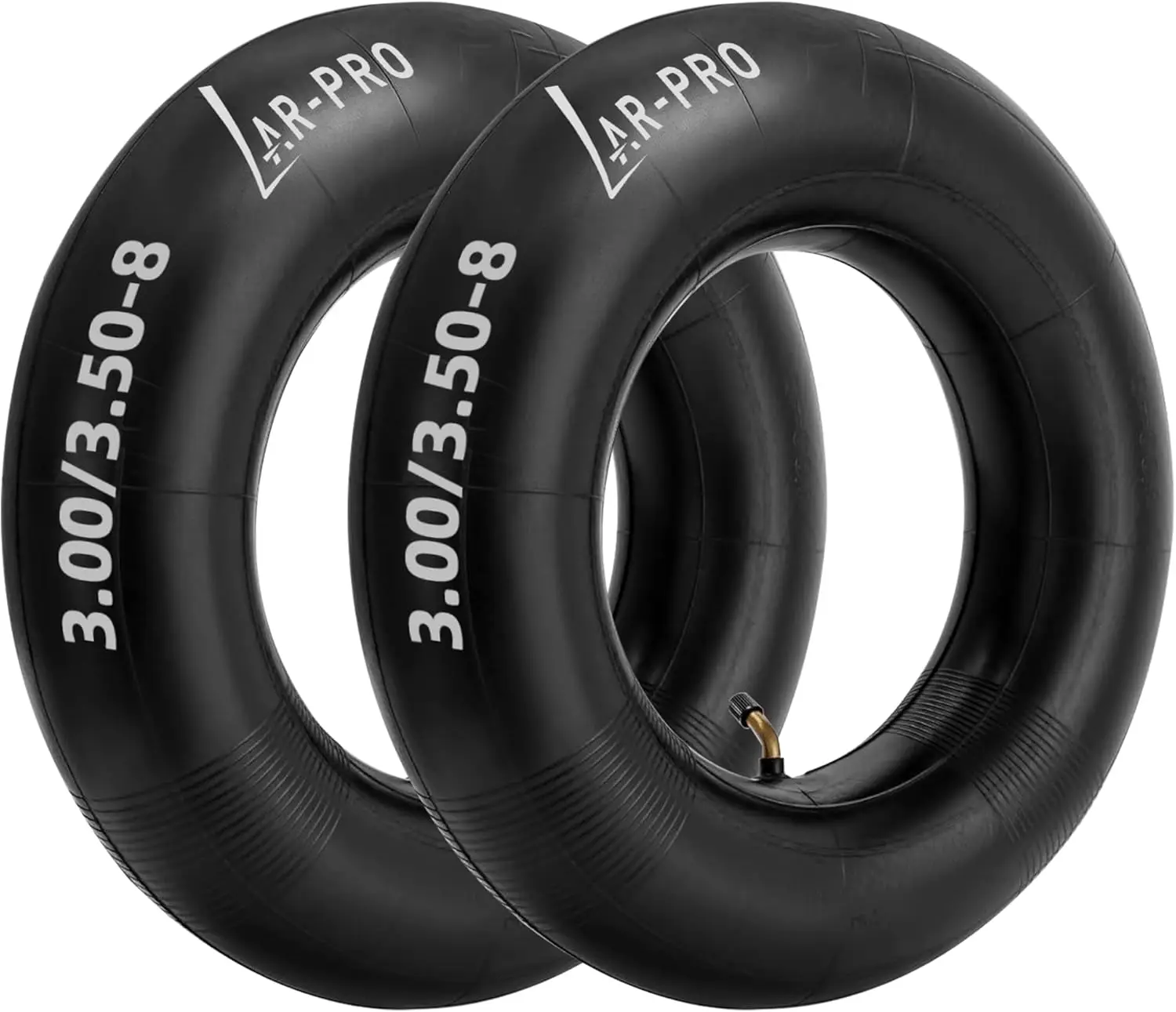 Heavy Duty 3.50-8 Inner Tube for Wheelbarrow, Garden Cart, 8-Inch Rim - 2 Pack
Heavy Duty 3.50-8 Inner Tube for Wheelbarrow, Garden Cart, 8-Inch Rim - 2 Pack