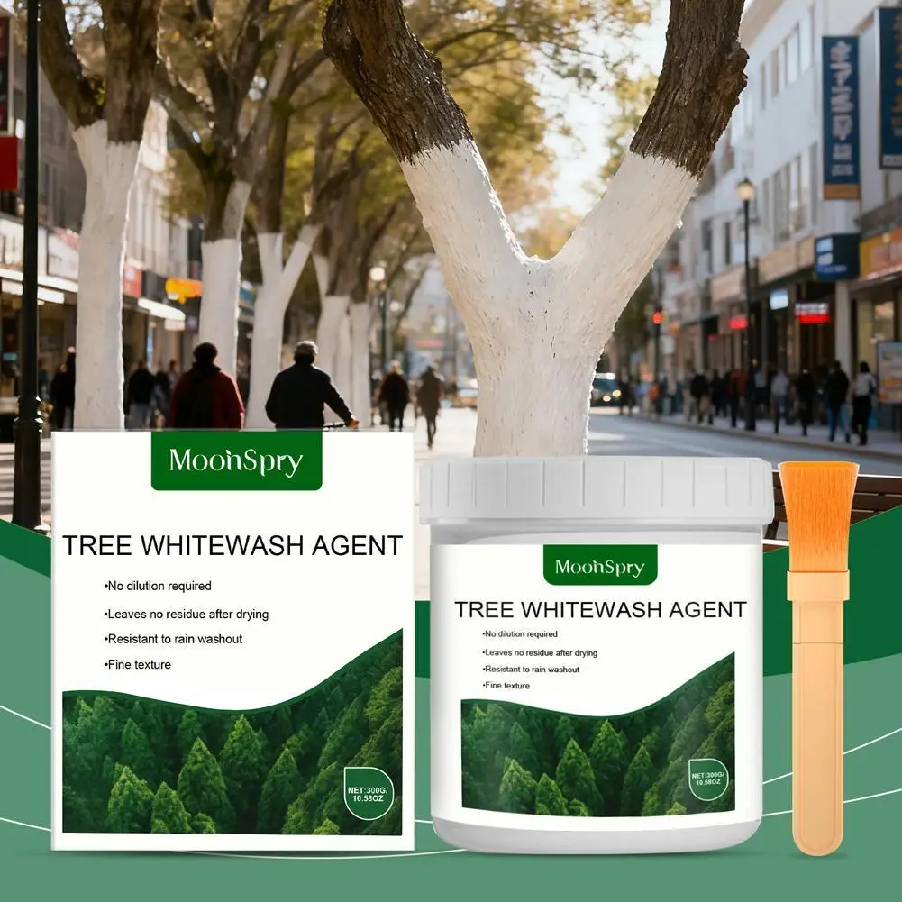 Professional Tree Care Whitewash 300g, No Dilution, Weather-Resistant, Sunscald & Pest Protection, Includes Brush
Professional Tree Care Whitewash 300g, No Dilution, Weather-Resistant, Sunscald & Pest Protection, Includes Brush