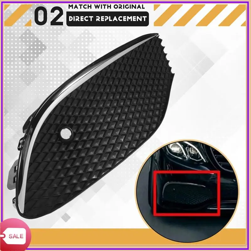 Prominent 1Pair Car Front Bumper Fog Light Grille Fog Lamp Grill Cover With Chrome Strip For Mercedes-Benz E Class W213 2016-202
Prominent 1Pair Car Front Bumper Fog Light Grille Fog Lamp Grill Cover With Chrome Strip For Mercedes-Benz E Class W213 2016-202