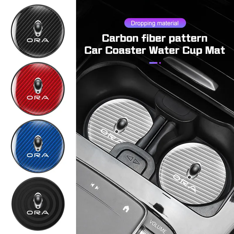 2pcs Universal Car Coaster Non-Slip Pad For ORA Good/Lightning/Ballet/White/Black Cat Water Cup Holder Interior Mat Accessories
2pcs Universal Car Coaster Non-Slip Pad For ORA Good/Lightning/Ballet/White/Black Cat Water Cup Holder Interior Mat Accessories