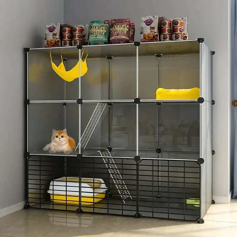 Modern Minimalist Cats House Living Room Two-layer Pet Villa Indoor Cat Cages Large Capacity Pet Kitten Cabinet Soft Bed
Modern Minimalist Cats House Living Room Two-layer Pet Villa Indoor Cat Cages Large Capacity Pet Kitten Cabinet Soft Bed