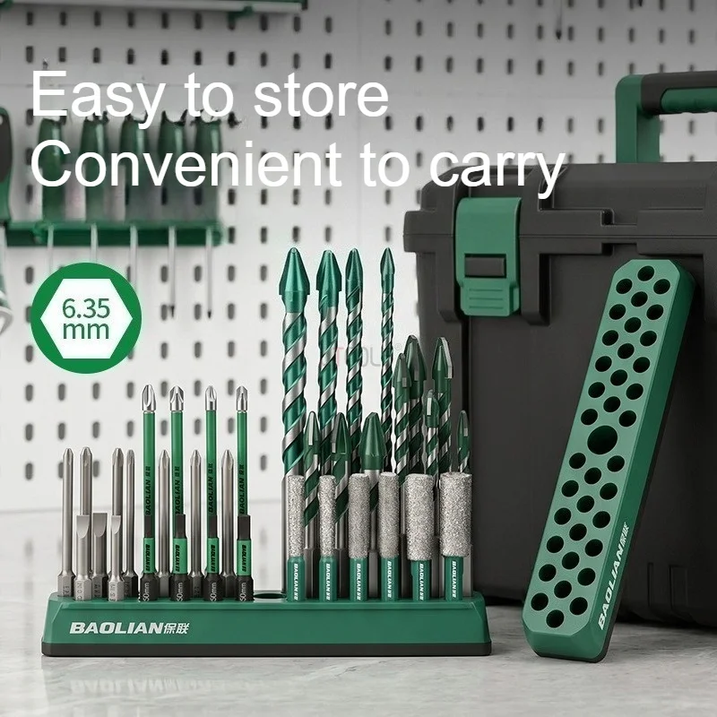 36 Holes Magnetic Hex Bit Holder Drill Bit Storage Box Organizer for Screwdriver Bit Storage Organizer Toolbox Storage Tool Box
36 Holes Magnetic Hex Bit Holder Drill Bit Storage Box Organizer for Screwdriver Bit Storage Organizer Toolbox Storage Tool Box