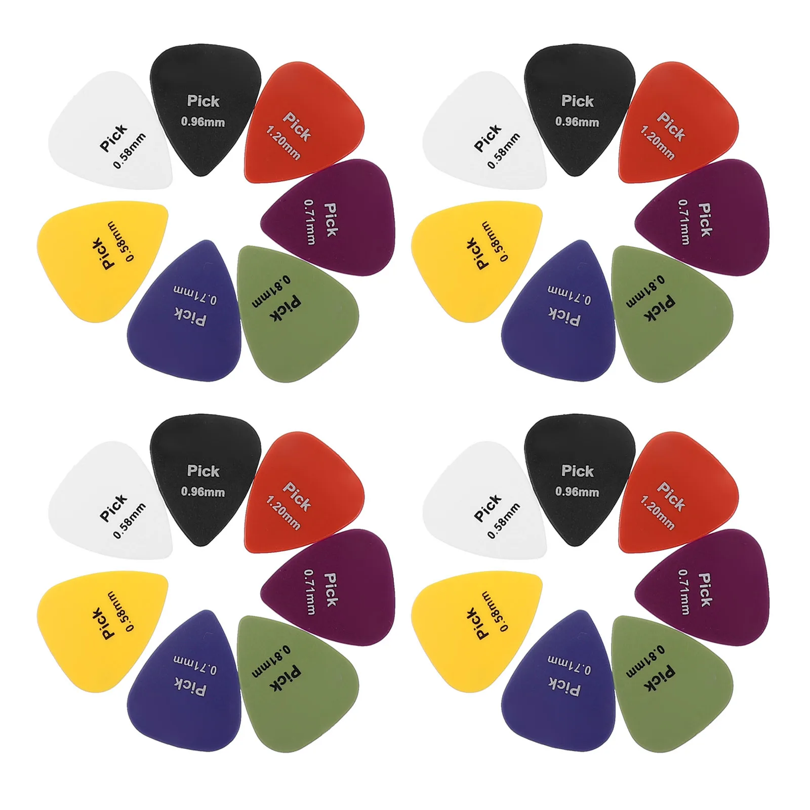 50pcs Guitar Picks Kit For Acoustic Electric Bass Ukulele Thick Bulk Variety Pack Lightweight Durable
50pcs Guitar Picks Kit For Acoustic Electric Bass Ukulele Thick Bulk Variety Pack Lightweight Durable