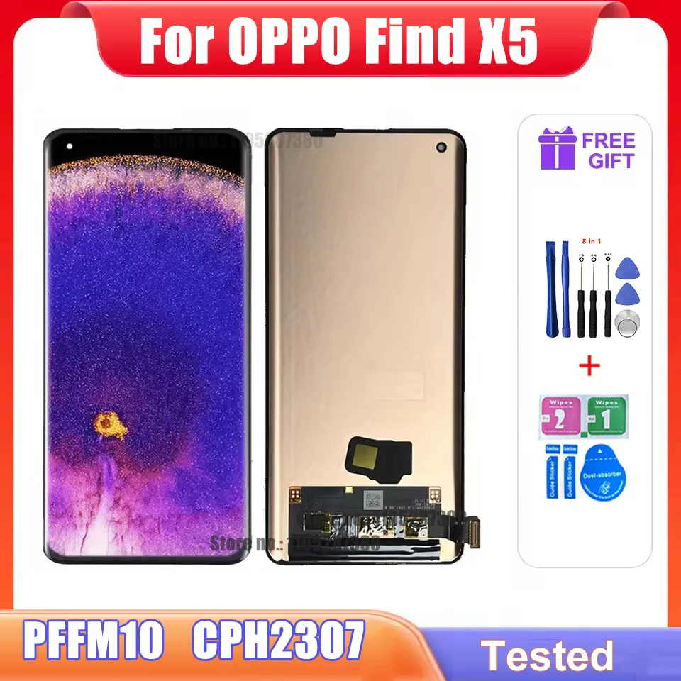 AMOLED-дисплей 6,55 дюйма для Oppo Find X5, сенсорный экран PFFM10 CPH2307, модуль в сборе для замены
AMOLED-дисплей 6,55 дюйма для Oppo Find X5, сенсорный экран PFFM10 CPH2307, модуль в сборе для замены