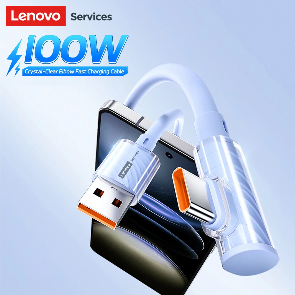 Lenovo 100W USB Type C To A Fast Charging Data Cable Elbow PD PPS Cord Cable for iPhone 17 16 15 Samsung Galaxy S25 Xiaomi 17
Lenovo 100W USB Type C To A Fast Charging Data Cable Elbow PD PPS Cord Cable for iPhone 17 16 15 Samsung Galaxy S25 Xiaomi 17