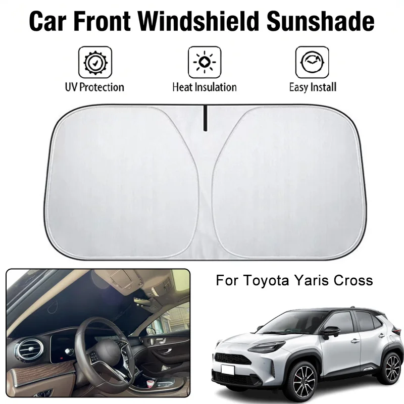 Car Front Windshield Sunshade Cover For Toyota Yaris Cross UV Block Heat Insulation Auto Interior Sun Protection Accessories
Car Front Windshield Sunshade Cover For Toyota Yaris Cross UV Block Heat Insulation Auto Interior Sun Protection Accessories