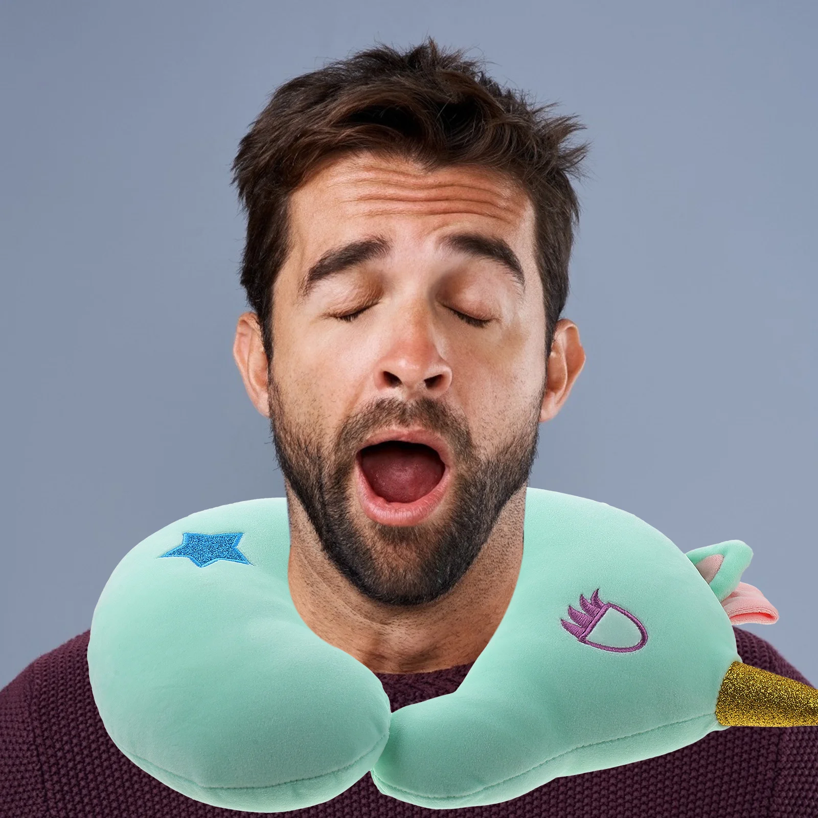 Cartoon Unicorn Neck Pillow U-Shaped Comfortable Travel Neck Support Pillow for Office Home Sleeping Relaxation
Cartoon Unicorn Neck Pillow U-Shaped Comfortable Travel Neck Support Pillow for Office Home Sleeping Relaxation