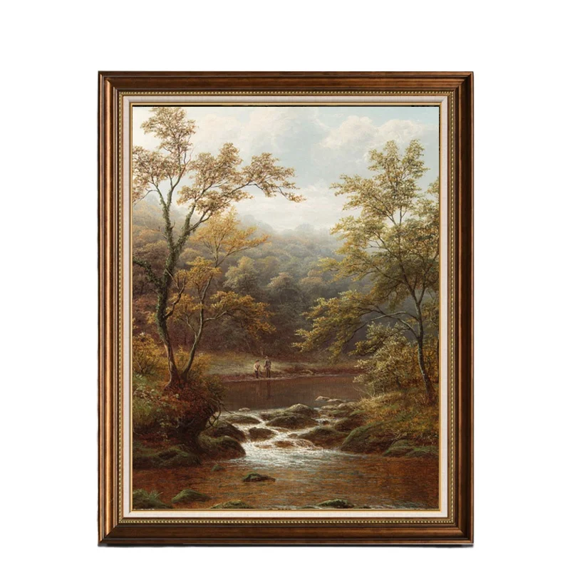 Hand-painted living room oil painting, entrance, European oil painting hanging painting, classical landscape landscape mural
Hand-painted living room oil painting, entrance, European oil painting hanging painting, classical landscape landscape mural