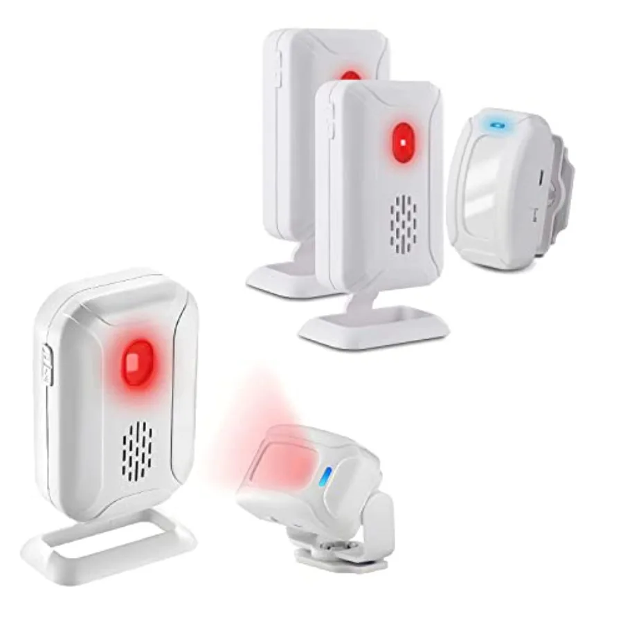 Wireless Motion Sensor Detector Alarm, Home Security Alert, Store Welcome Chime Door Entry Doorbell 918 Feet, 36 Tunes, 4 Volum
Wireless Motion Sensor Detector Alarm, Home Security Alert, Store Welcome Chime Door Entry Doorbell 918 Feet, 36 Tunes, 4 Volum
