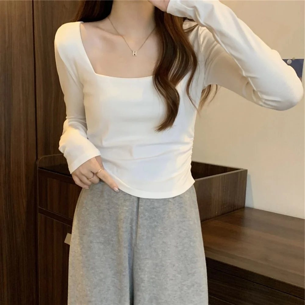 plus Size Fce Lined Casual irt Square Collar Inner Wear Slim Fit Base Layer Top for plus Size Women Autumn Winter
plus Size Fce Lined Casual irt Square Collar Inner Wear Slim Fit Base Layer Top for plus Size Women Autumn Winter