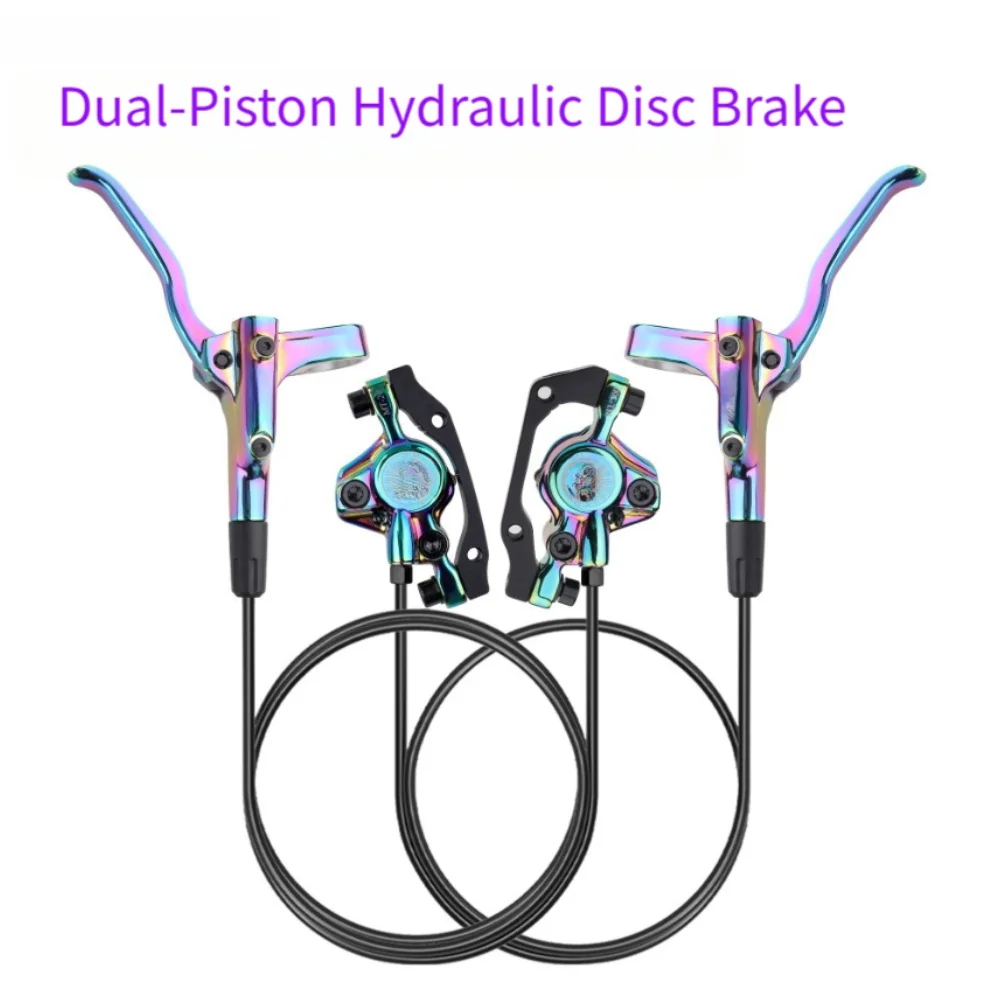 MT200 Hydraulic Disc Brake Set For Mountain Bike Dual Piston Oil Brakes Front Rear 800mm 1600mm Tube Black
MT200 Hydraulic Disc Brake Set For Mountain Bike Dual Piston Oil Brakes Front Rear 800mm 1600mm Tube Black