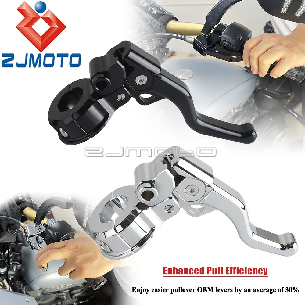 Motorcycle Easy Pull 2-Finger Short Clutch Lever Handlebar Levers For Harley Dyna Low Rider Fat Street Bob FXDF FLD FXD 1996-17
Motorcycle Easy Pull 2-Finger Short Clutch Lever Handlebar Levers For Harley Dyna Low Rider Fat Street Bob FXDF FLD FXD 1996-17