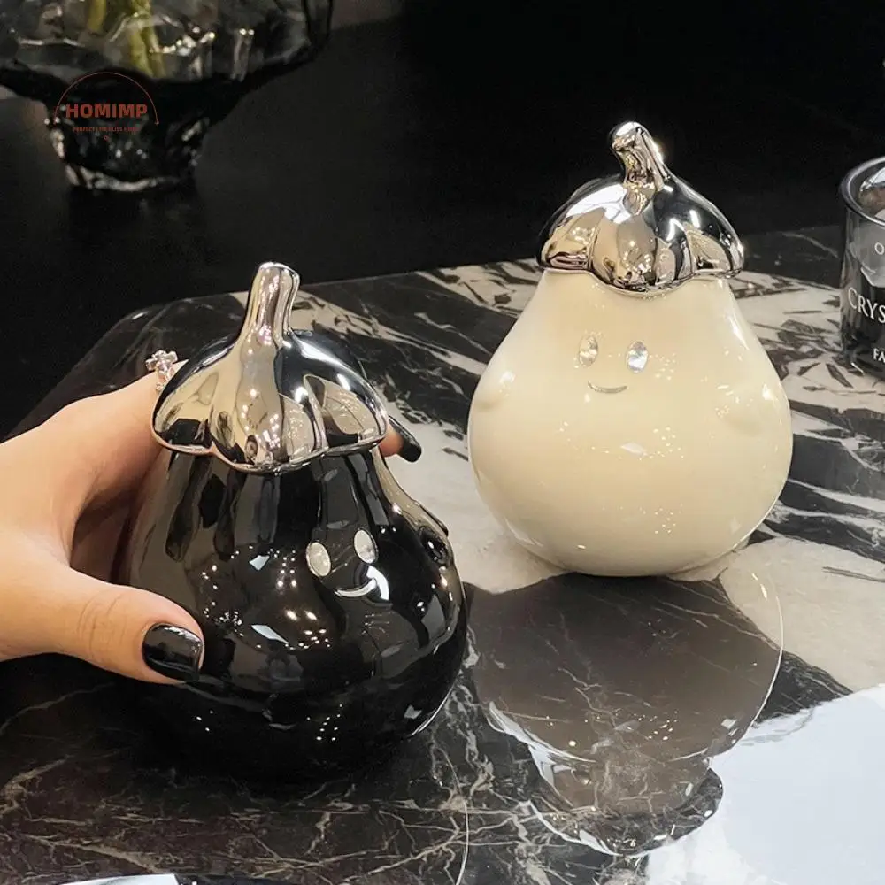 Ceramic Eggplant Toothpick Box Multi-Functional Cartoon Cotton Swab Storage Box Decorative Dental Floss Box Home Decoration
Ceramic Eggplant Toothpick Box Multi-Functional Cartoon Cotton Swab Storage Box Decorative Dental Floss Box Home Decoration
