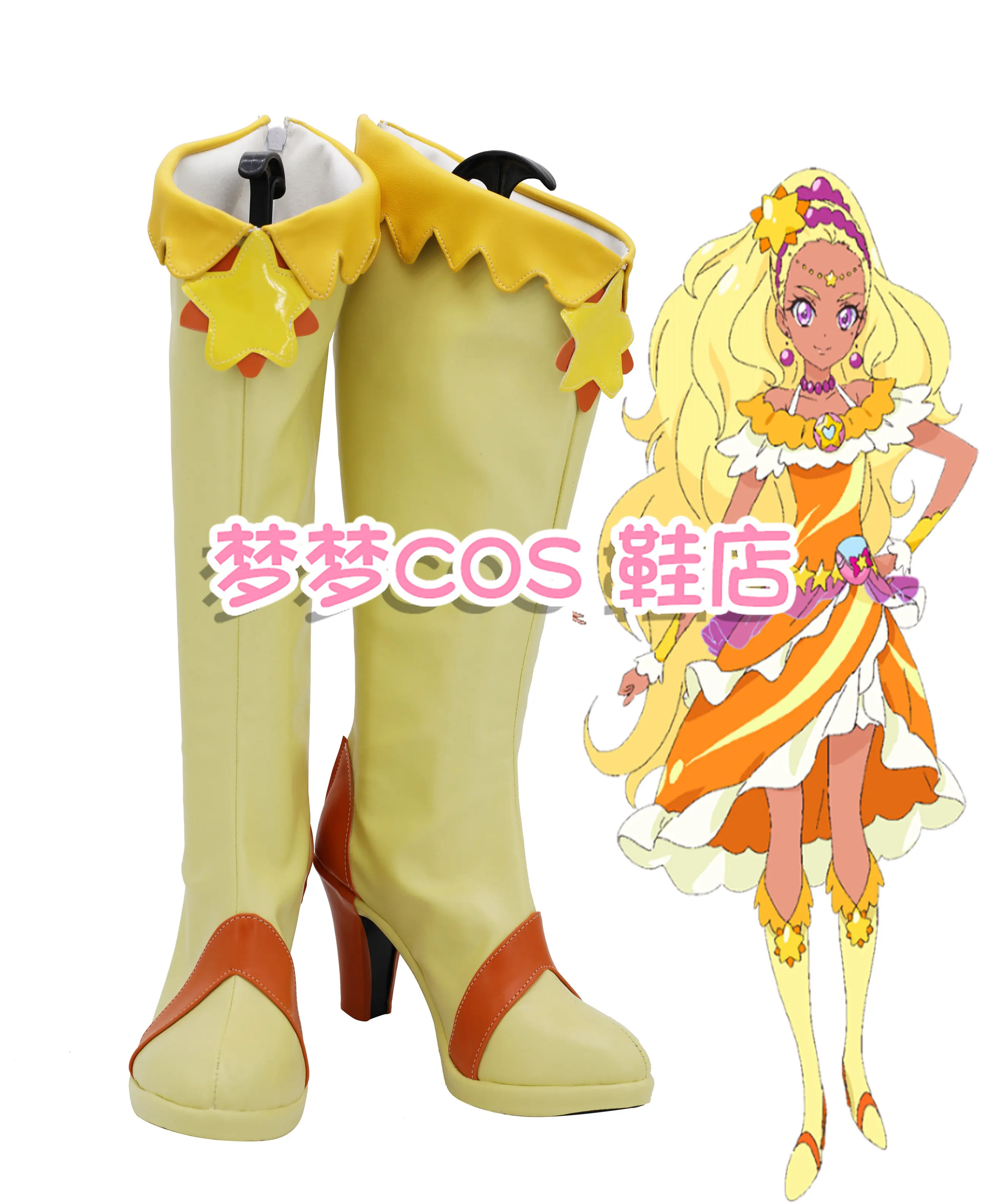 Star Twinkle Pretty Cure Amamiya Erena Cosplay Shoes Cure Soleil High Heels Boots Halloween Carnival Party Christmas Prop
Star Twinkle Pretty Cure Amamiya Erena Cosplay Shoes Cure Soleil High Heels Boots Halloween Carnival Party Christmas Prop