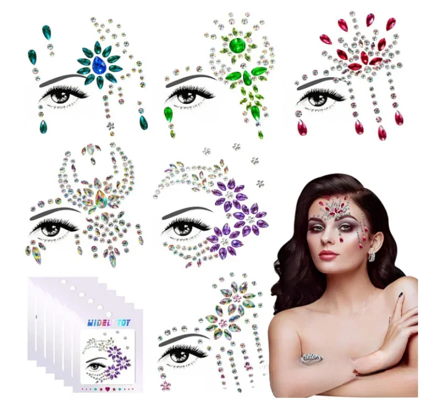 Diamond Glitter Eyes Makeup Tatoo Sticker for Festival PartyMakeup Women Eyeshadow Face Rhinestones Jewelry Eyes Makeup Crystal
Diamond Glitter Eyes Makeup Tatoo Sticker for Festival PartyMakeup Women Eyeshadow Face Rhinestones Jewelry Eyes Makeup Crystal