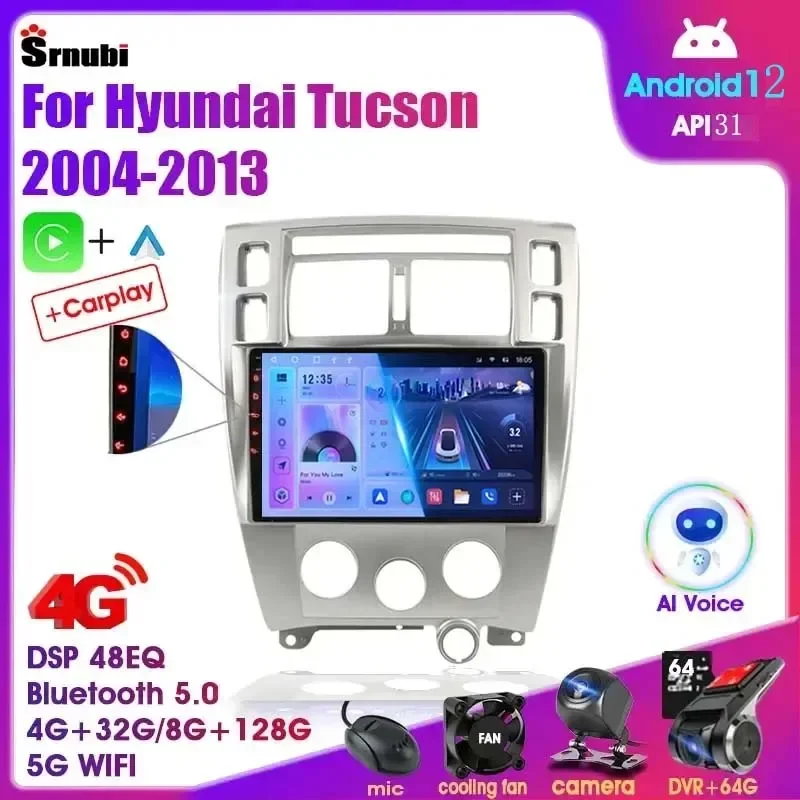Автомобильный радиоприемник Android 12 для Hyundai Tucson 2004-2013 мультимедийный видеоплеер навигация 2 Din DVD головное устройство стерео Carplay колонки
Автомобильный радиоприемник Android 12 для Hyundai Tucson 2004-2013 мультимедийный видеоплеер навигация 2 Din DVD головное устройство стерео Carplay колонки
