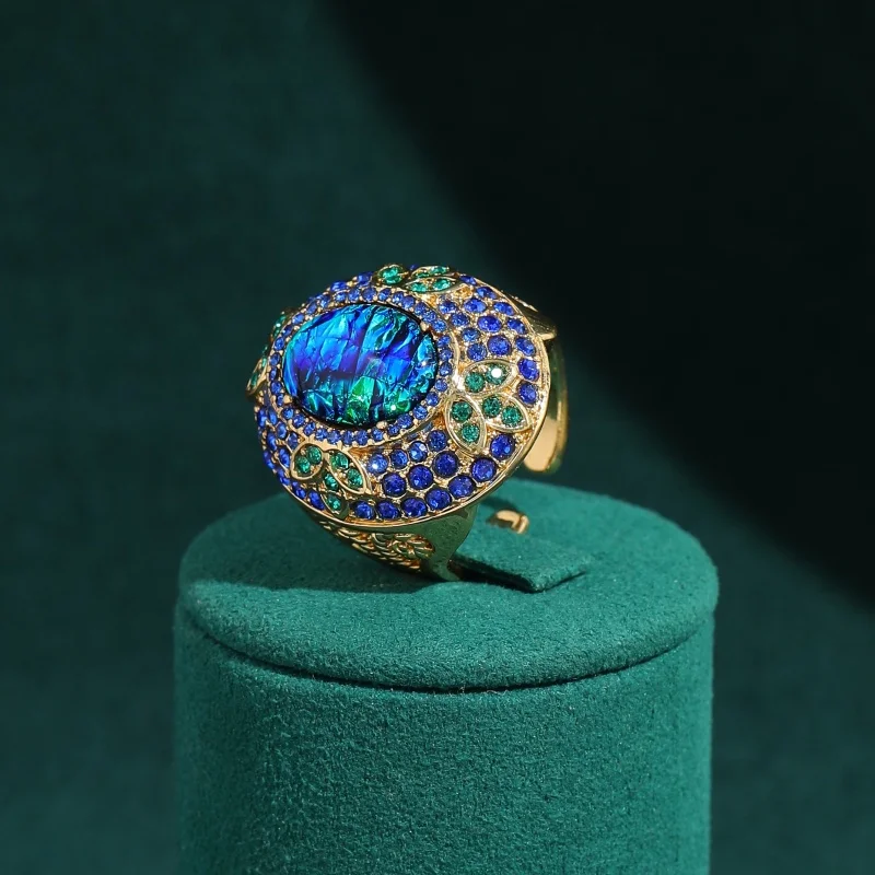 Vintage Oval Blue Opal Rings 18k Gold Plated High Quality Jewelry Luxury Brand Designer Retro for Women 2026 Anniversary
Vintage Oval Blue Opal Rings 18k Gold Plated High Quality Jewelry Luxury Brand Designer Retro for Women 2026 Anniversary