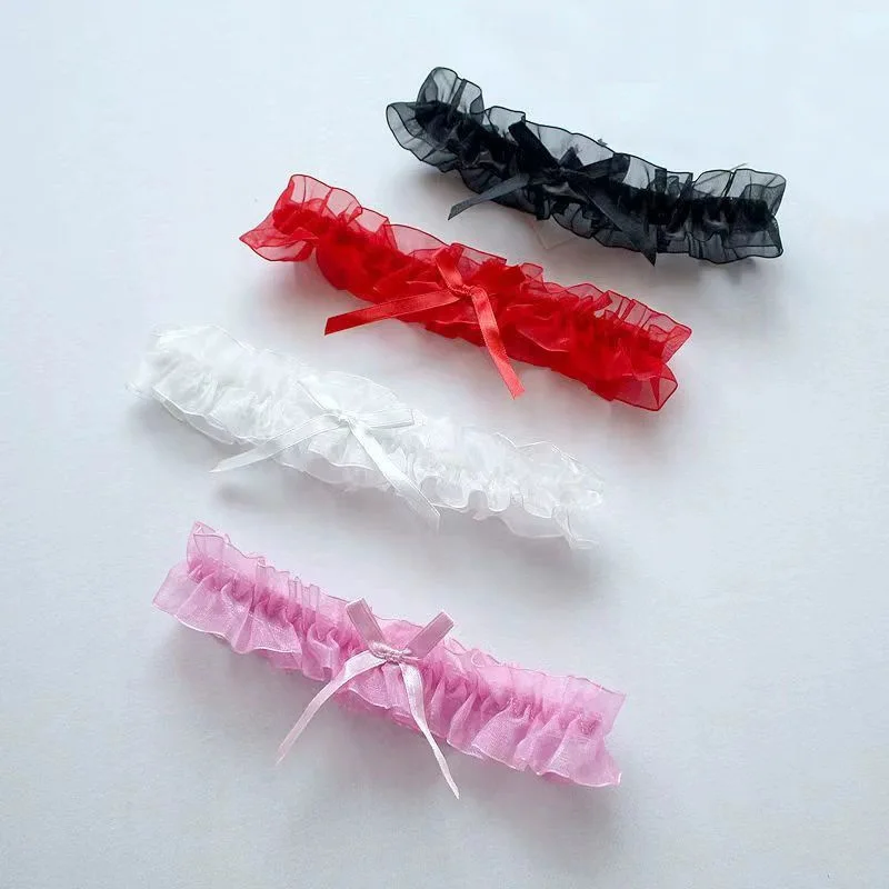 Женское сексуальное кружевное белье с цветочным узором, пояс-подвязка с бантом, кольцо для чулок, в стиле Лолита, для свадебного костюма, косплея, модное украшение для ног
Женское сексуальное кружевное белье с цветочным узором, пояс-подвязка с бантом, кольцо для чулок, в стиле Лолита, для свадебного костюма, косплея, модное украшение для ног