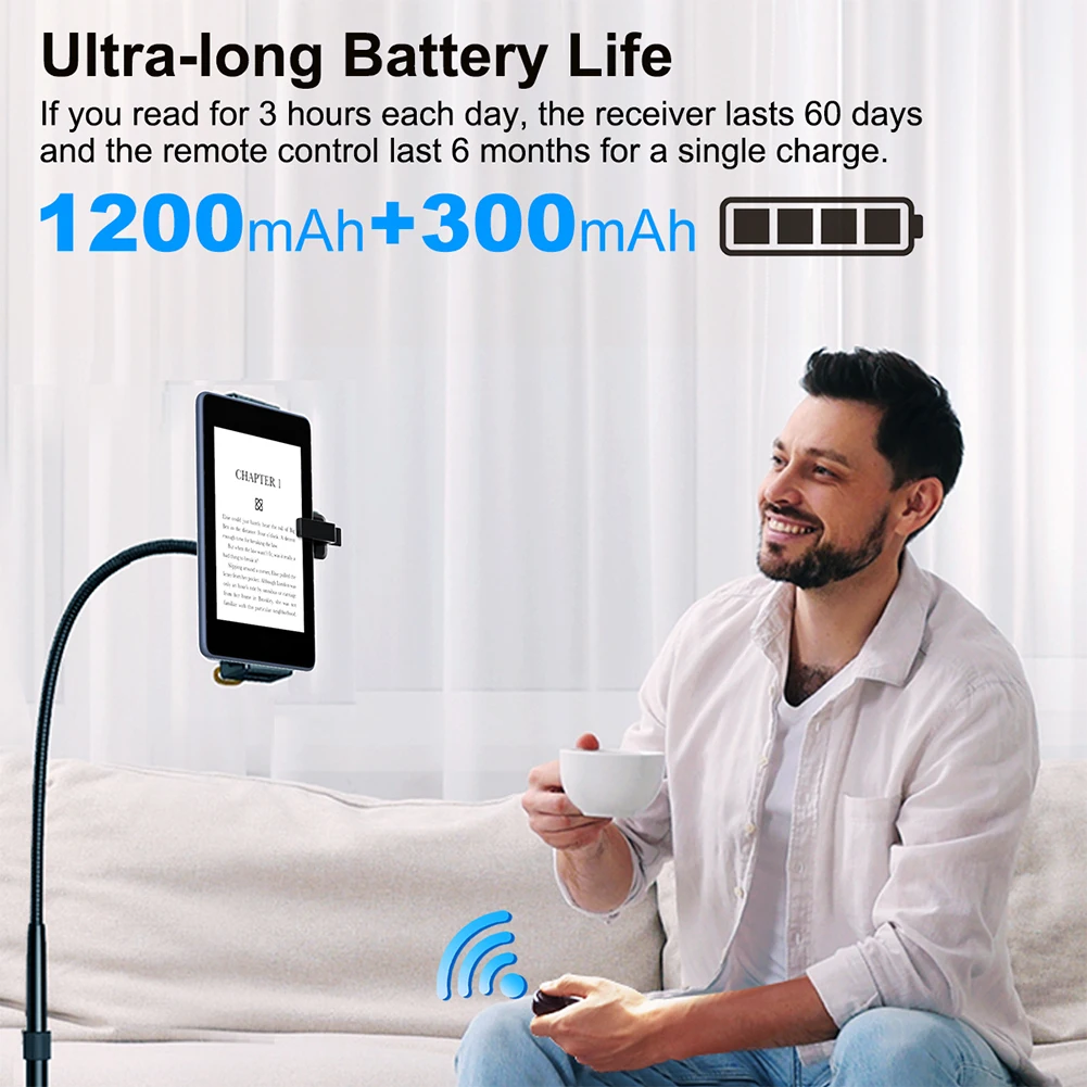 Remote Control Page Turner Camera Camcorder Remote Controls Clicker Page Turner Remote Control Extenders for Kindle Accessories