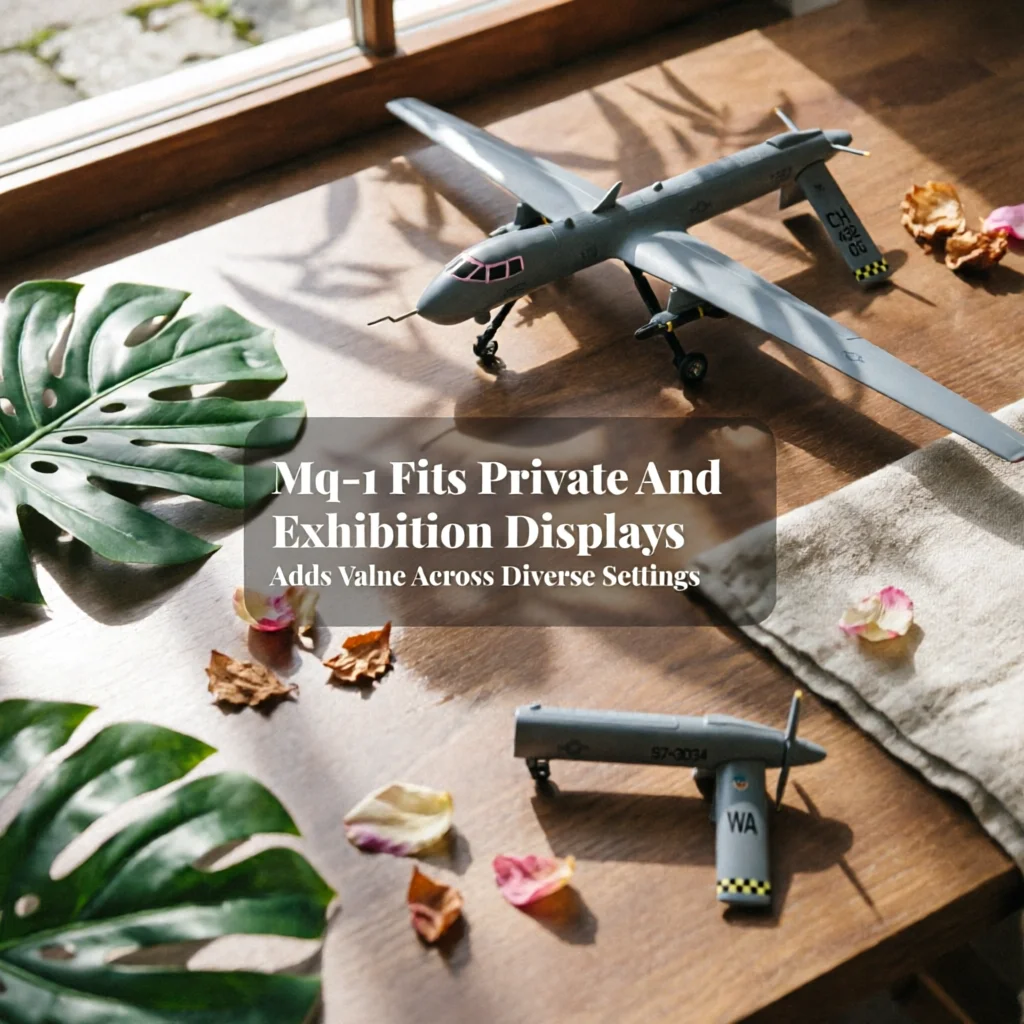 MQ-1 Hunting Drone Drone Model Landing Gear Details Alloy MQ-1 Hunting Drone UAV Model Rectangular Base
MQ-1 Hunting Drone Drone Model Landing Gear Details Alloy MQ-1 Hunting Drone UAV Model Rectangular Base