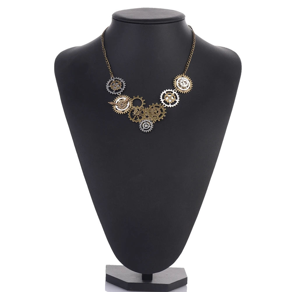Steampunk Necklace Elegant Jewelry Creative Accessories Gear Pendant Long Lasting Durable Wear Fashionable Dinner Birthday Gift
Steampunk Necklace Elegant Jewelry Creative Accessories Gear Pendant Long Lasting Durable Wear Fashionable Dinner Birthday Gift