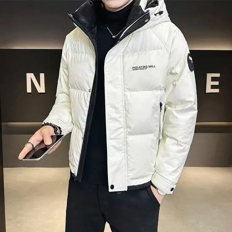 Down jacket 2025 winter trend new dark flower men's design duck down warm hooded thickened jacket
Down jacket 2025 winter trend new dark flower men's design duck down warm hooded thickened jacket